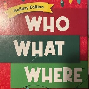 Who what where game